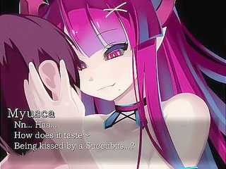 Demon succubus babe kissing and draining life - ASMR