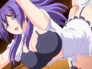 Mankitsu Happening 3 - Lucky pervert is hentai ass fucking busty employee at the store