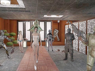 Fallout 4 softcore fashion show in sexy lingerie