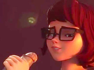 The Ghost Of a Brothel - Velma gets face fuck deepthroat blowjob