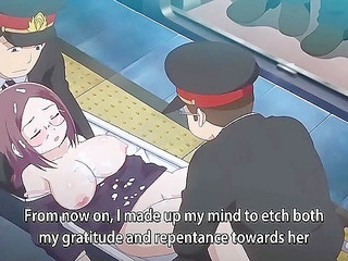 Graduation XX Train 3 - Huge titty sensei gets mouth fucked and covered in cum on train