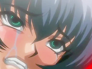 Hentai slut is rammed by huge dildo till her pussy breaks