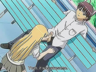 Teen guy gets his dick sucked in the park by horny love club president