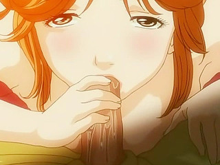 Horny hentai housewife gets herny thinking about cheating on her husband