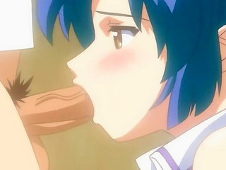 Magical girls slides her wet pussy down on a guys throbbing boner