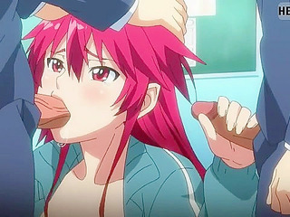 Dinner for Vampire (english dubs) - Succubus vampire is gangbanged in school class