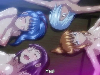 Girls Lacrosse Club 5 - Hentai coach gives schoolgirls the impregnating piston fuck