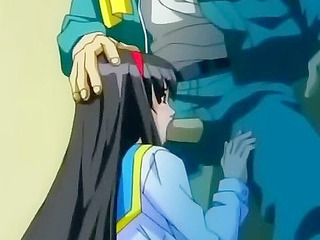 Teen anime girl gets her cunt roughly pounded till creampie