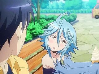 Serpent babe fights with bird lady and her anime titties pop out