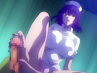 Semen Extraction Ward 2 - Busty hentai nurse makes patient jizz with her feet