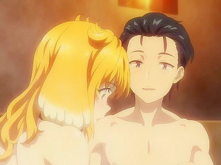 Harem in the Labyrinth of Another World (uncensored) S1E10 - Ecchi Anime - Blowjob healing