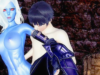 Warcraft Sylvanas Windrunner on her knees Deepthroat